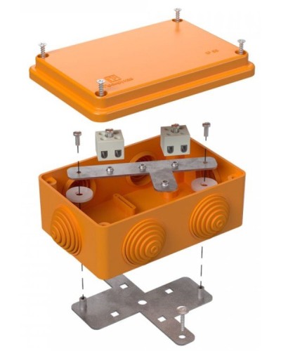 Коробка огнестойкая 120х80х50 (40-0340-FR1.5-4). Коробка огнестойкая для открытой установки. Промрукав в Обнинске