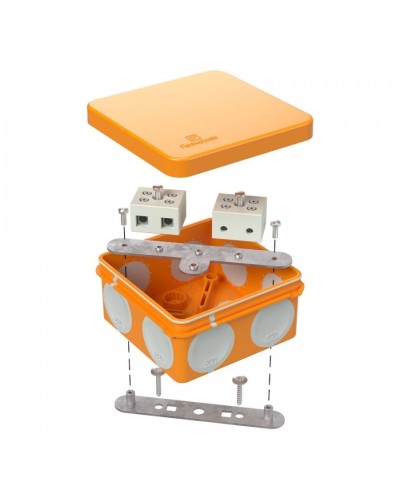 Коробка огнестойкая 80х80х40 (60-0210-FR10.0-4). Коробка огнестойкая для открытой установки. Промрукав в Обнинске