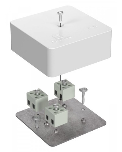 Коробка огнестойкая 75х75х30 (40-0450-FR2.5-6). Коробка огнестойкая для открытой установки. Промрукав в Обнинске