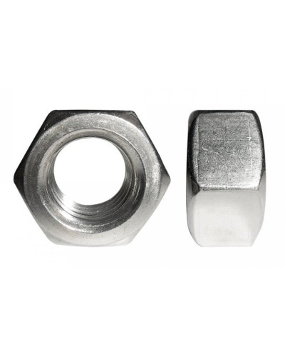 Гайка шестигранная нержавеющая (А2) M8 (DIN 934) (500 шт) (PR08.7456). Гайка шестигранная нержавеющая (А2). Промрукав в Обнинске