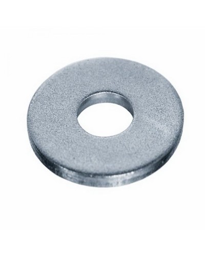 Шайба с широкими полями (кузовная) оцинкованная M10 (DIN 9021) (100 шт) (PR08.2379). Шайба с широкими полями. Промрукав в Обнинске