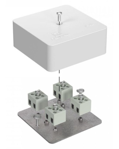 Коробка огнестойкая 75х75х30 (40-0450-FR2.5-8). Коробка огнестойкая для открытой установки. Промрукав в Обнинске