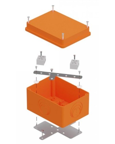 Коробка огнестойкая 150х110х90 E15-E120 для о/п (40-0351-FR10.0-4). Коробка огнестойкая для открытой установки. Промрукав в Обнинске