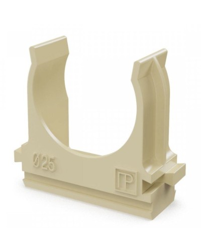 Крепёж-клипса для труб АБС-пластик сосна D25 (100 шт) (PR13.0050). Крепление для труб ПВХ. Промрукав в Обнинске
