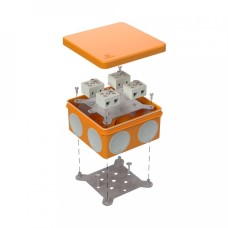 Коробка огнестойкая 100х100х50 (60-0300-FR10.0-8). Коробка огнестойкая для открытой установки. Промрукав