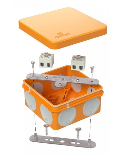 Коробка огнестойкая 80х80х40 (60-0210-FR2.5-6). Коробка огнестойкая для открытой установки. Промрукав в Обнинске