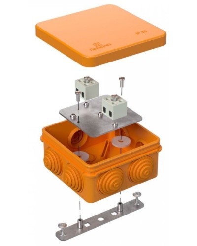 Коробка огнестойкая 80х80х40 (40-0210-FR2.5-4). Коробка огнестойкая для открытой установки. Промрукав в Обнинске