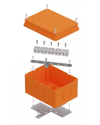 Коробка огнестойкая 150х110х90 E15-E120 для о/п (40-0351-FR1.5-10). Коробка огнестойкая для открытой установки. Промрукав в Обнинске