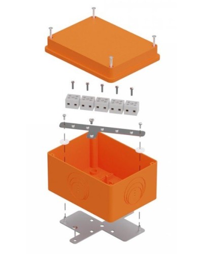 Коробка огнестойкая 150х110х90 E15-E120 для о/п (40-0351-FR2.5-10). Коробка огнестойкая для открытой установки. Промрукав в Обнинске