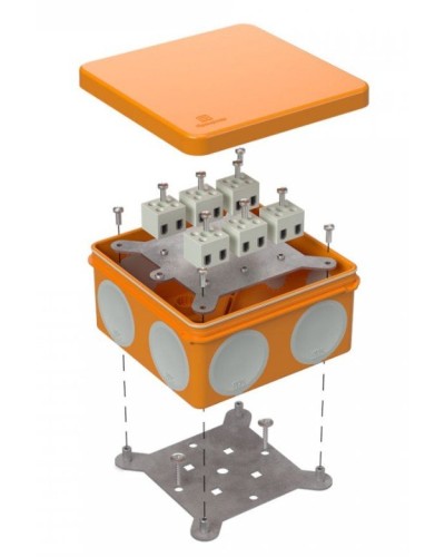 Коробка огнестойкая 60-0300-FR2.5-12 Е15-Е120 100х100х50. Коробка огнестойкая для открытой установки. Промрукав в Обнинске