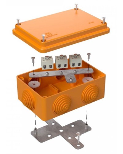 Коробка огнестойкая 120х80х50 (40-0340-FR2.5-6). Коробка огнестойкая для открытой установки. Промрукав в Обнинске