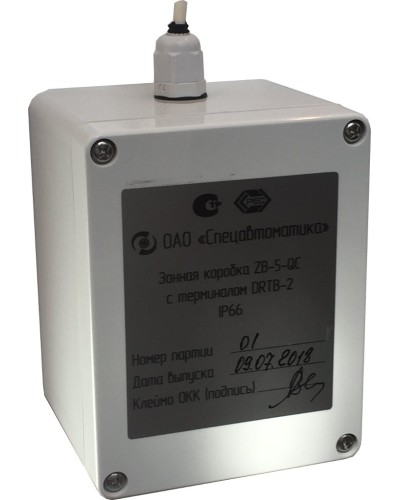 ZB-5-QC с DRTB-2 исп.02. Монтажная зонная коробка. Спецавтоматика, Москва в Обнинске