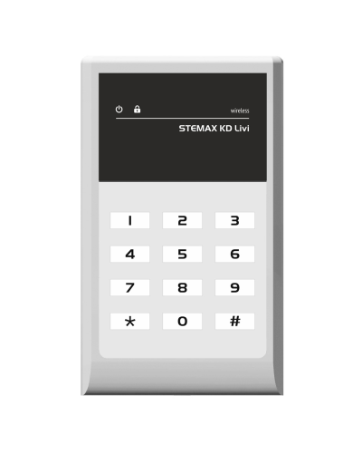 STEMAX KD Livi (серый). Беспроводная кнопочная кодовая панель. Стелс НПП в Обнинске
