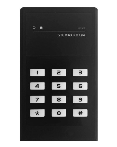 STEMAX KD Livi (черный). Беспроводная кнопочная кодовая панель. Стелс НПП в Обнинске